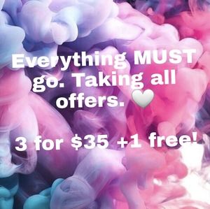 3 for $35 +1free Sale